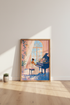 Piano Woman Wall Art | Pastel Impressionist Decor, Living Room Music Poster