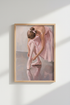 Ballerina Oil Painting Print | Ballet Dancer Poster, Pink Coquette Nursery Decor