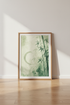 Zen Bamboo Watercolor Wall Art | Sage Green Nature Decor | Japandi Poster
