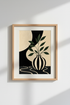 Minimalist Vase Wall Art Print | Living Room Decor | Neutral Aesthetic Poster