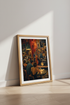 Jazz Club Oil Painting | Moody Music Band Poster, Bar & Lounge Wall Decor