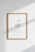 Minimalist Flower Italian Quote Art | Neutral Line Drawing, Bedroom Decor