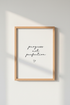 Progress Not Perfection Wall Art | Minimalist Office Decor | Motivational Quote Poster