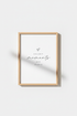 Collect Moments Quote Wall Art | Minimalist Black & White Poster, Living Room Decor