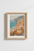 Amalfi Coast Print | Italian Coastal Wall Art | Mediterranean Poster