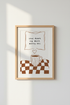 Coffee Quote Wall Art | Minimalist Brown Aesthetic Poster | Kitchen Decor