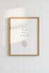 Grow Through What You Go Through Wall Art Print | Boho Bedroom Decor | Minimalist Poster