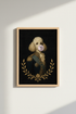 Funny Dog Wall Art Print | Poodle Military Portrait, Regal Pet Poster Decor
