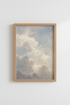 Pastel Sky Wall Art | Soft Cloud Hues, Living Room Decor