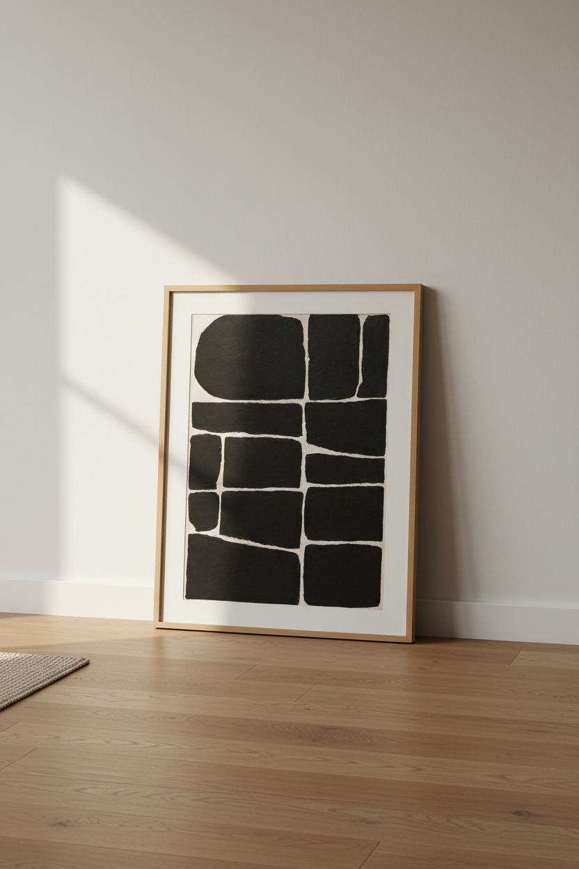 BlackSquareGridArt_4059101-151625-0KD_floor_shot3.png