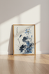 Blue Lotus & Kingfisher Art | Chinese Ink Style Print, Zen Nature Decor
