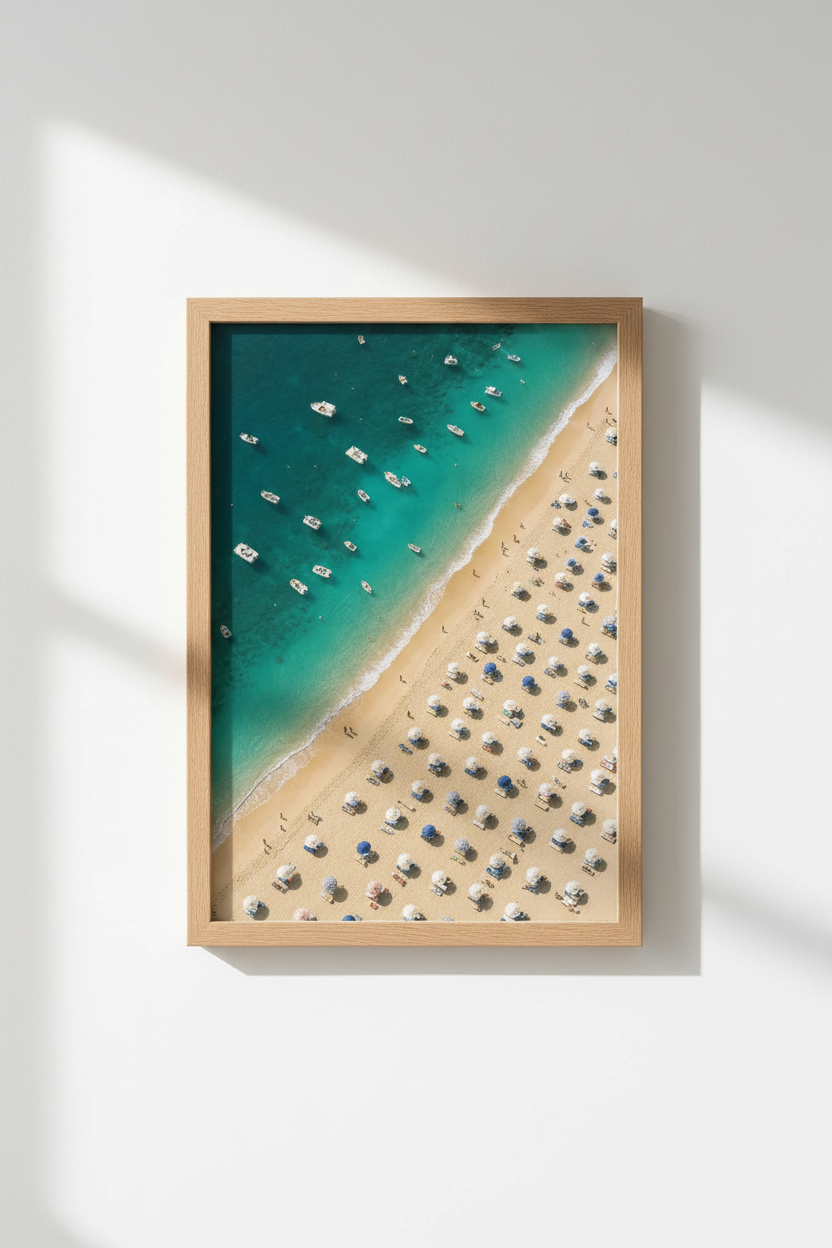 coastal wall art print | living room decor, sea-inspired poster