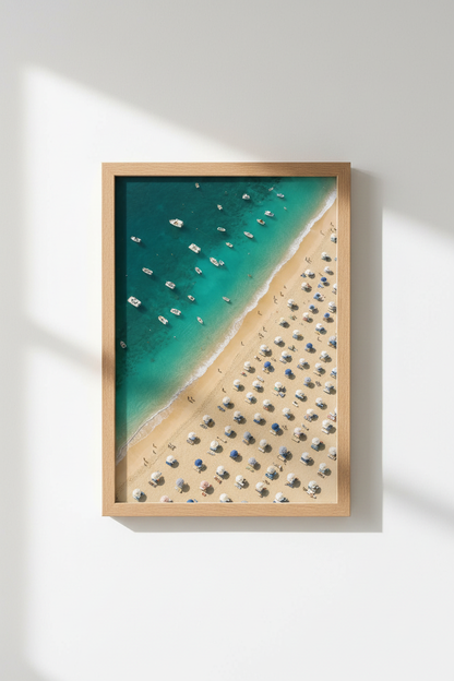 coastal wall art print | living room decor, sea-inspired poster