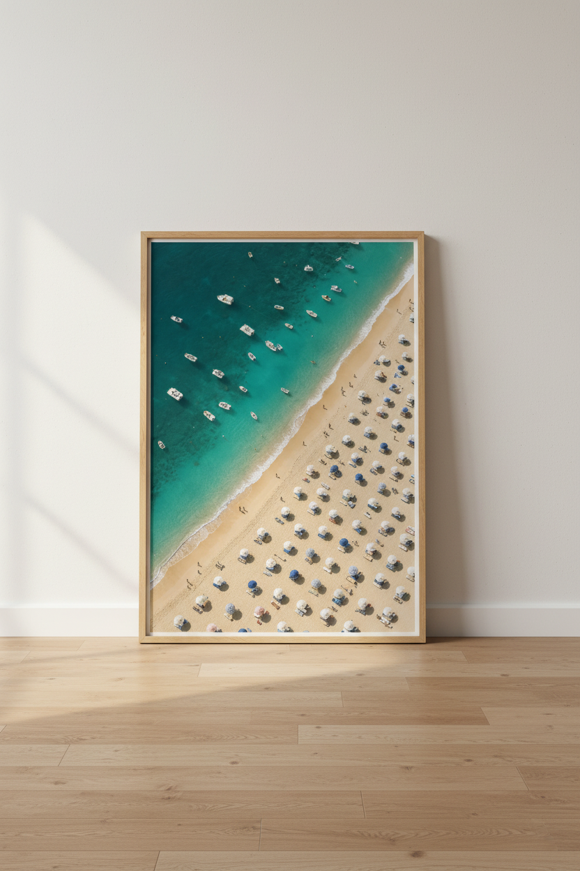 coastal wall art print | living room decor, sea-inspired poster