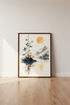 Zen Landscape Bamboo Wall Art Print | Living Room Decor | Japanese Style Poster