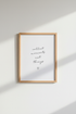 Collect Moments Not Things Wall Art Print | Office Decor | Minimalist Poster