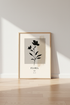 Minimalist Flora No. 2 Wall Art | Beige Botanical Print, Modern Boho Decor