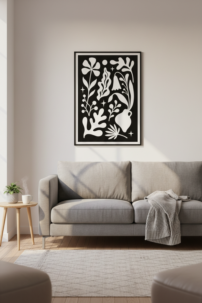 BotanicalPrint_Black_6039572-130426-HRQ_living-room_shot2.png