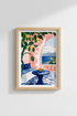 Lemon Wall Art | Watercolor Mediterranean, Living Room Decor