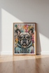 French Bulldog Street Art | Urban Graffiti Style, Motivational Office Decor Print