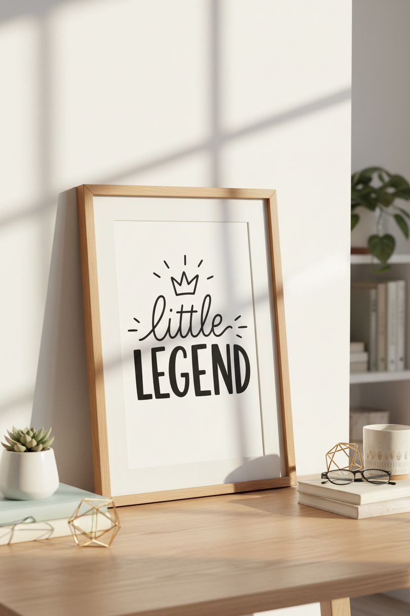 legend wall art | monochrome print, modern living room decor
