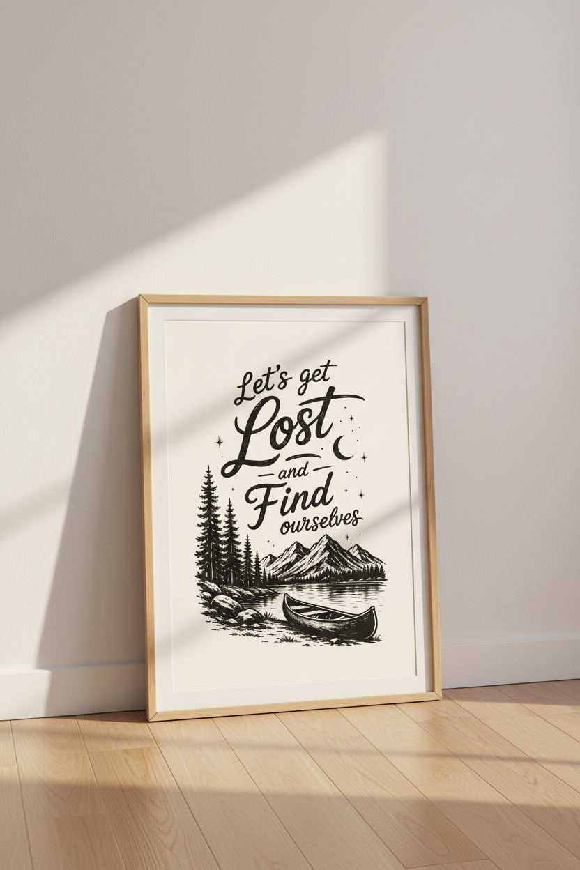 Adventure Mountain Wall Art | Let&