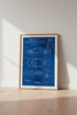 Bugatti Chiron Blueprint Wall Art | Supercar Technical Poster | Office Decor