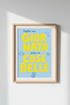 Bold Typography Gallery Wall Art Print | Living Room Decor | Vibrant Poster