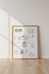 CH-53K King Stallion Blueprint | Military Helicopter Poster, Aviation Wall Art
