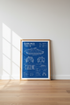 CV90 MkIV Tank Blueprint Wall Art | Swedish Military Decor | Industrial Poster