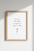 Italian Quote Wall Art Print | Boho Bedroom Decor | Minimalist Poster