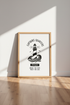 Lighthouse Captains Quarters Wall Art | Nautical Coastal Decor | Navy Style Poster