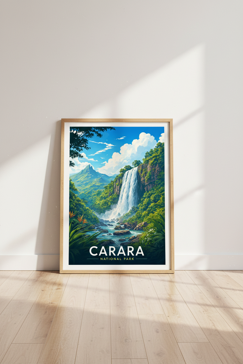 Carara National Park Costa Rica | Tropical Waterfall Landscape, Nature Wall Art