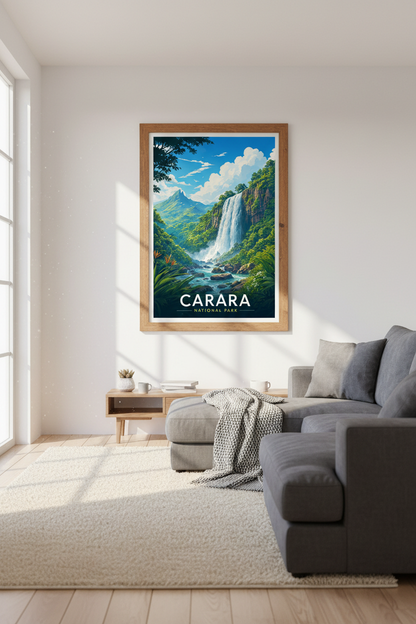 Carara National Park Costa Rica | Tropical Waterfall Landscape, Nature Wall Art