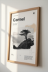 Carmel California Wall Art Print | Coastal Minimalist Decor | Lone Cypress Poster