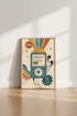 Retro MP3 Player Art Print | Y2K Aesthetic Music Poster, Indie Dorm Decor