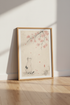 Japanese Cat Cherry Blossom Print | Ink Style Sakura Art, Zen Home Decor Poster