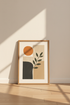 Ginger Cat in Sunlight Print | Cozy Reading Room Decor | Warm Aesthetic Art