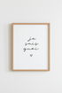 Je Sais Quoi Wall Art Print | French Quote Poster Decor | Minimalist Script Art