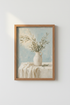 Olive Branch Art Wall Print | Living Room Decor | Serene Coastal Poster