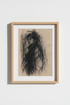 Sketch Portrait Wall Art Print | Living Room Decor | Monochrome Poster