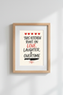 Kitchen wall art | Rustic bold print, dining room decor