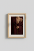Burgundy Wall Art | Moody Velvet Tones, Luxe Living Room Decor