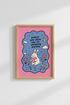 Cute Bunny Wall Art Print | Nursery Decor | Pastel Aesthetic Poster