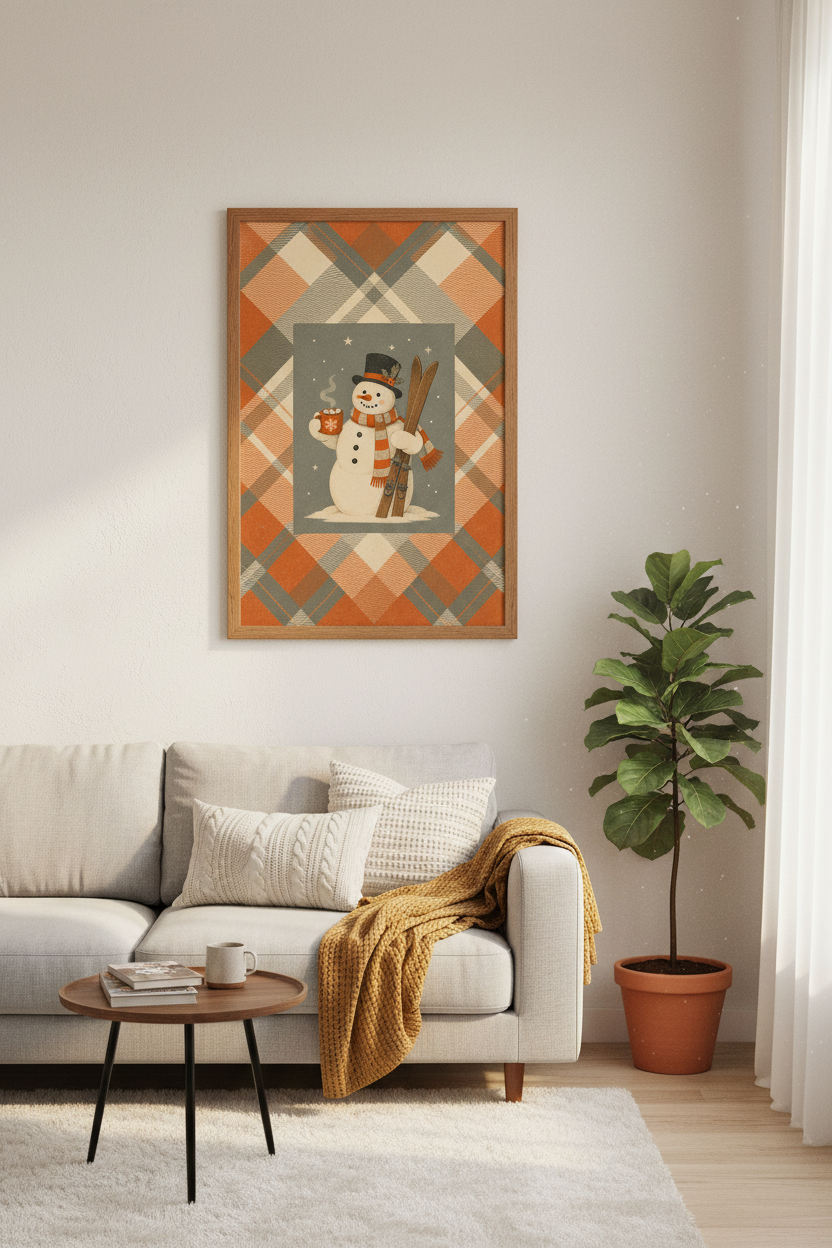Boho Feather Watercolor Art | Earthy Neutral Tones, Minimalist Bedroom Wall Art