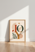 Joy Christmas Wall Art | Mid Century Modern Typography Poster, Boho Holiday Decor