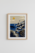 Coastal Village Art | Ocean blues, Mediterranean vibe | Living Room Decor
