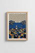Cityscape Poster Wall Art Print | Living Room Decor | Pop Art Poster