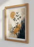 Zen Branch Wall Art Print | Abstract Landscape Decor | Botanical Poster