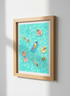 Watercolor Beach Day Wall Art Print | Coastal Bathroom Decor | Summer Aesthetic Poster | Ocean Life Vacation Art